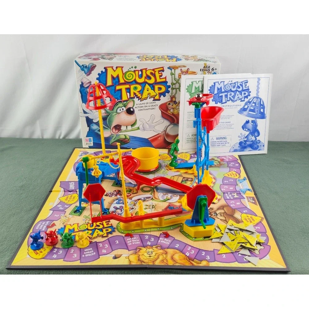 Milton Bradley Hasboro 2005 Mouse Trap Board Game #04657 Complete in Box